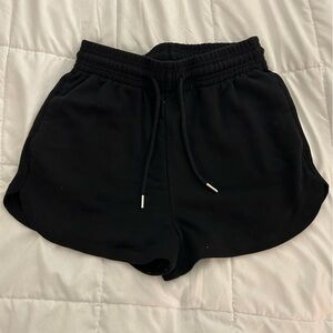 H & M Black Sweat Shorts